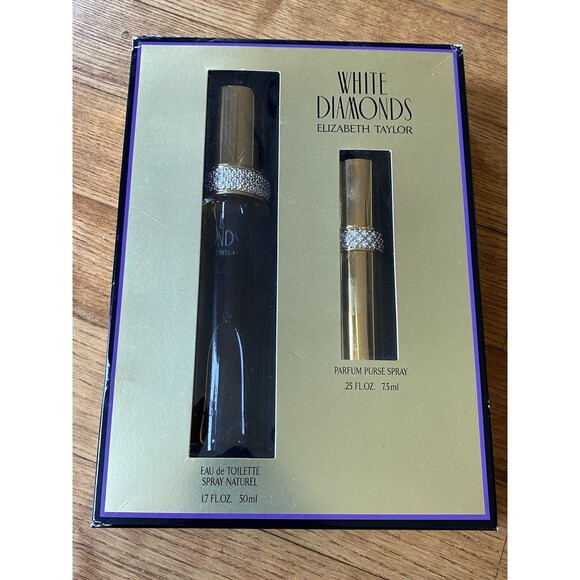 Elizabeth Taylor Other - Vintage White Diamonds by Elizabeth Taylor 1.7oz EDP 2 Piece Gift Set for Women